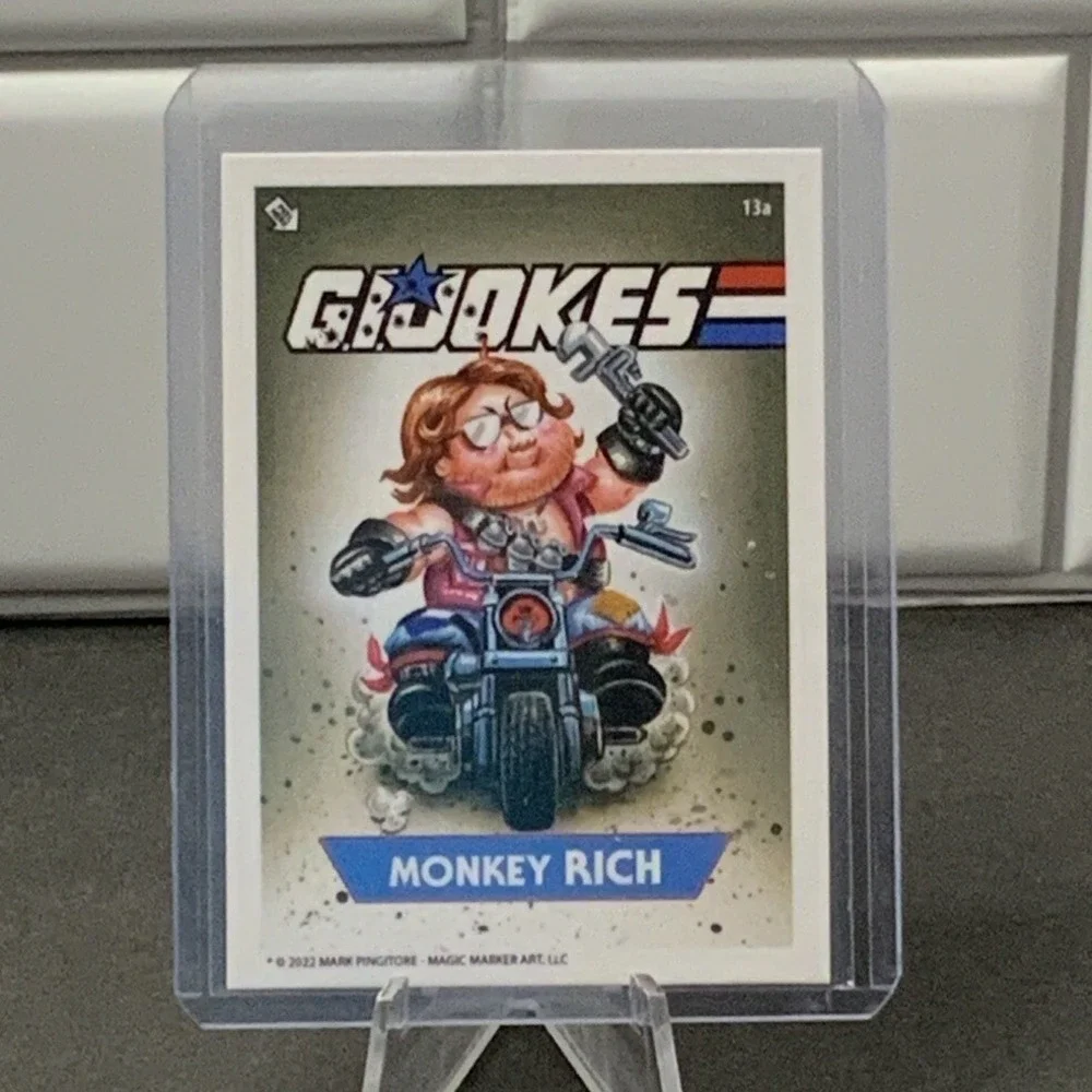 GPK Garbage Pail Kids GI Jokes 13a Monkey Rich
